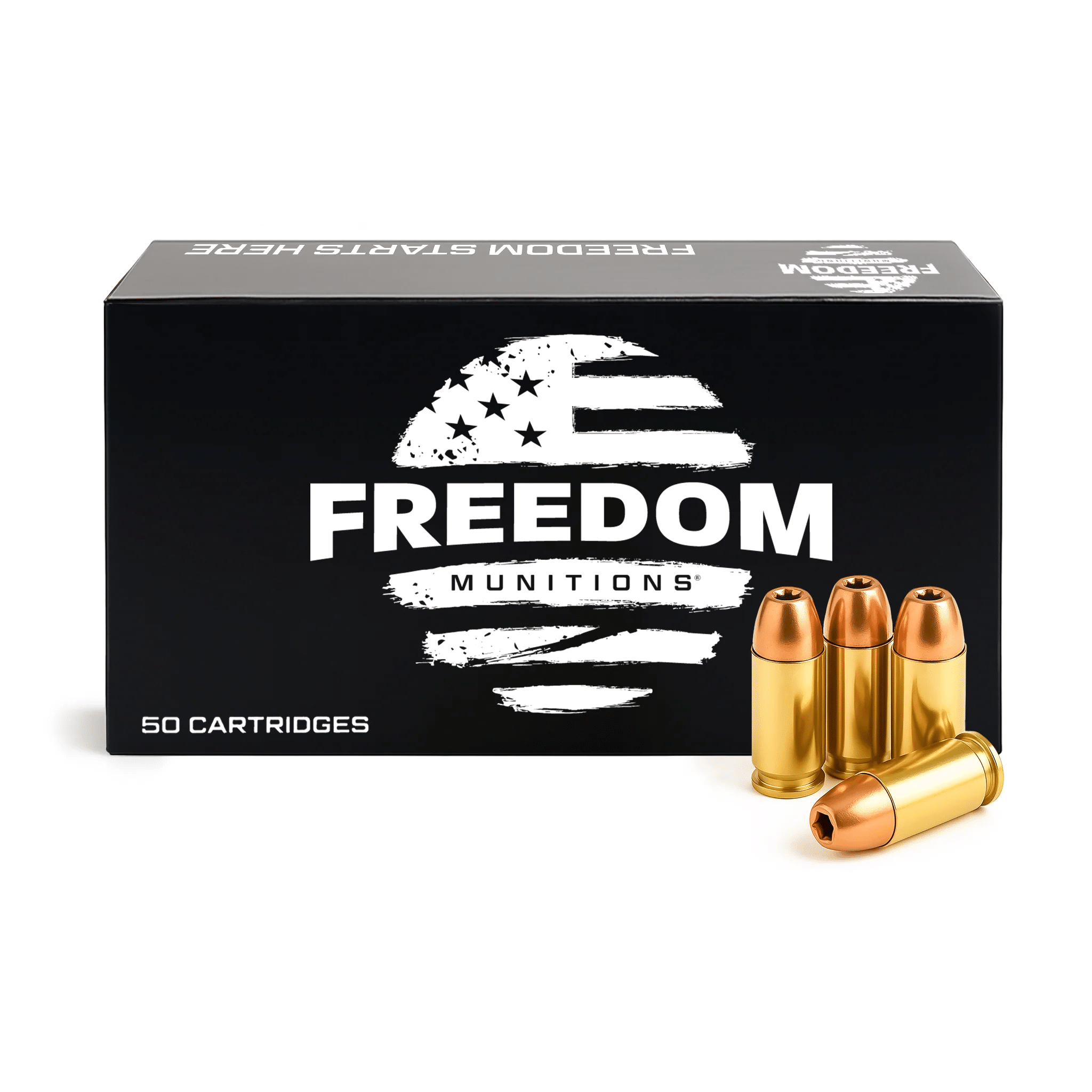 9MM – 124 GR – Freedom Hollow Point – 50 Rounds