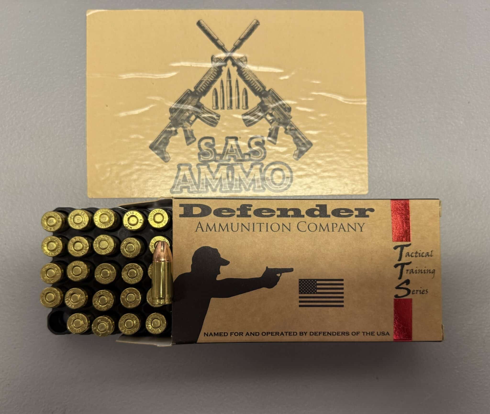 9mm – 115 GR – BRASS – Defender – 50 Round Box – RANGE AMMO – SALE