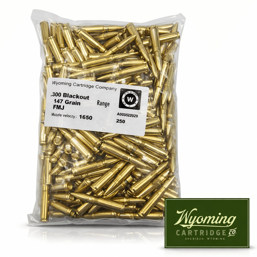 Wyoming Cartridge USA .300 Blackout 147gr – 250rd