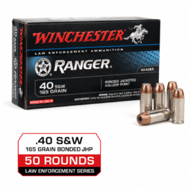 40 S&W 165 gr JHP Ranger T-Series Police 40 S&W 165 gr JHP Ranger T-Series Police